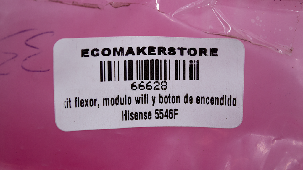 kit flexor, modulo wifi y botón de encendido Hisense 5546F