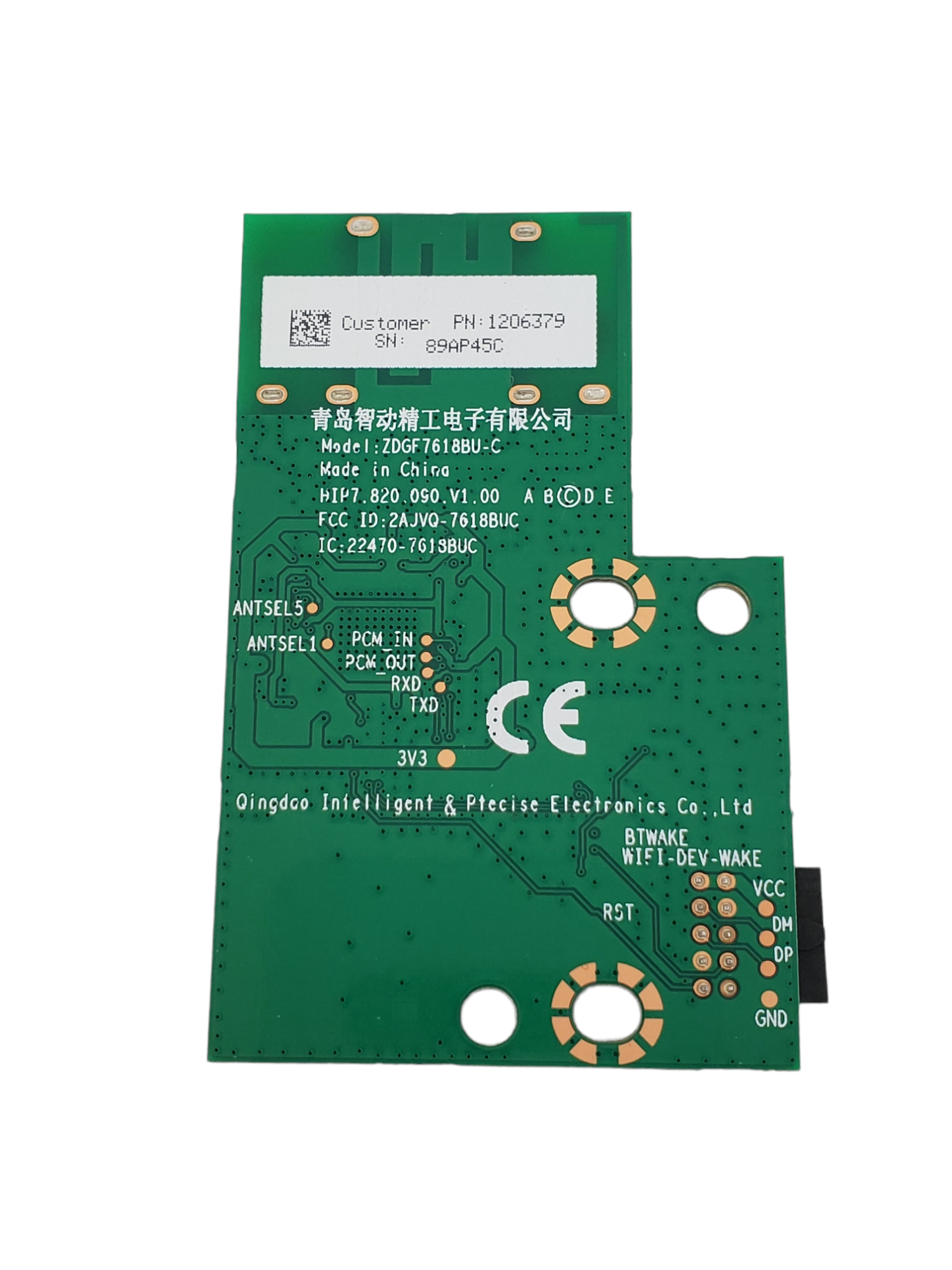 kit flexor, modulo wifi y botón de encendido Hisense 5546F
