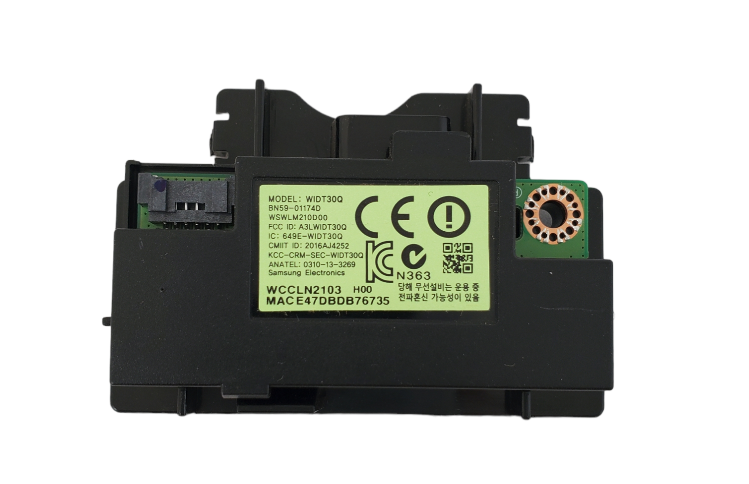 kit flexores, cables de alimentación, sensor infrarrojo y modulo de wifi/encendido Samsung UN49KU6300FXZX