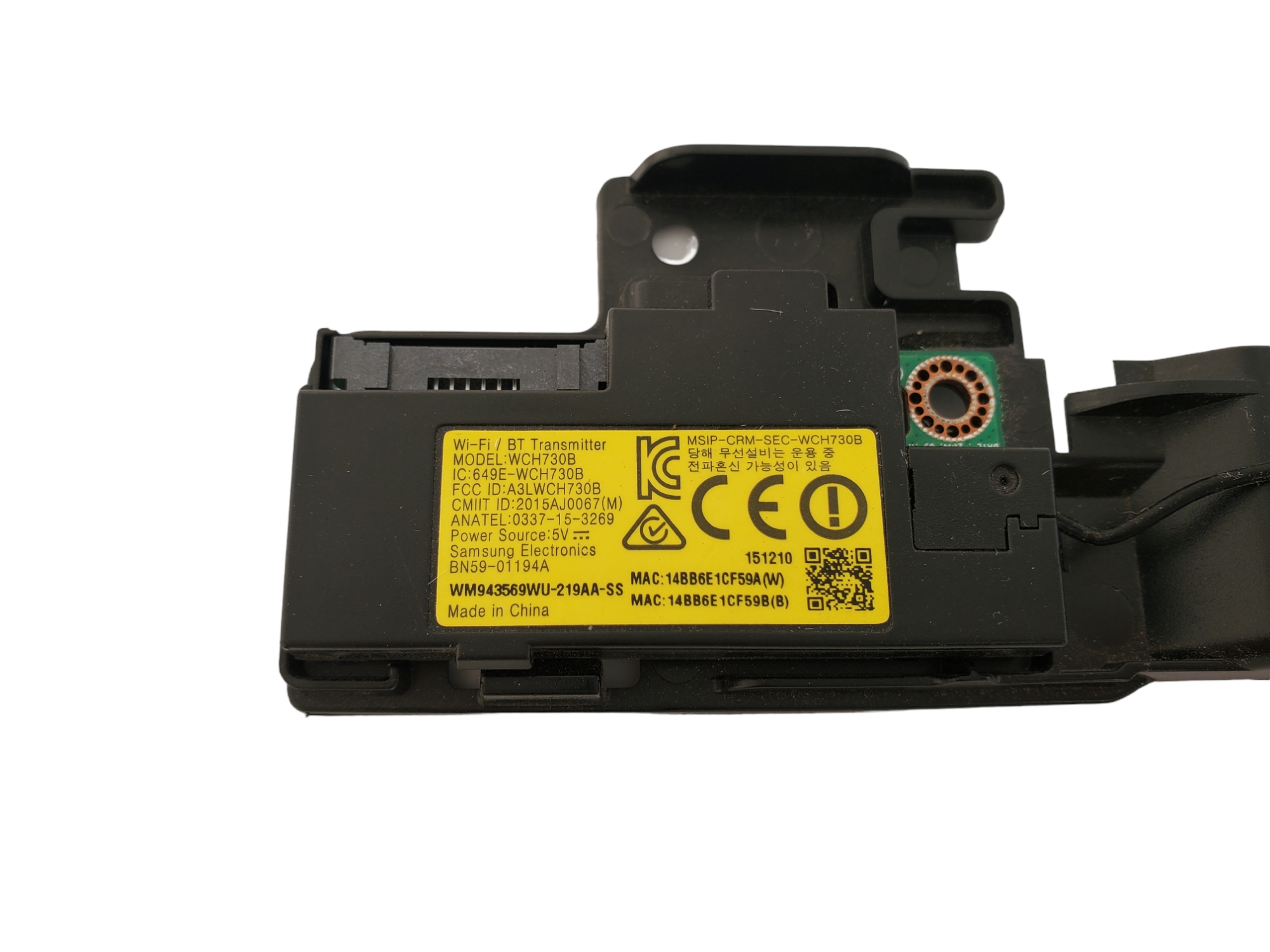 modulo wifi WCH730B Samsung Smart TV UN65KU6300F