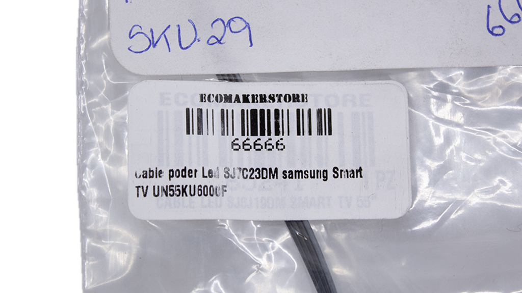 Cable poder Led SJ7C23DM Samsung Smart TV UN55KU6000F