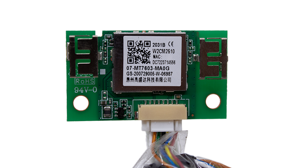 modulo wifi y botón de encendido JVC 5132H5F