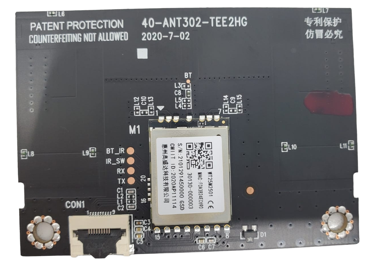 Modulo WI-FI TCL 40-ANT302-TEE2HG