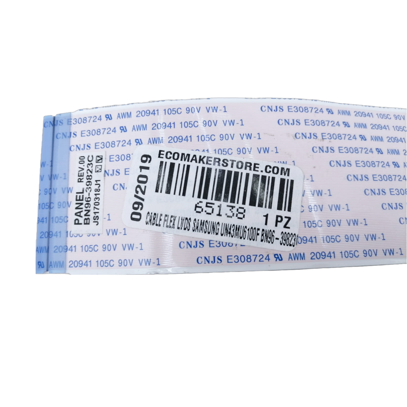 Cable Flex LVDS Samsung UN43MU6100F BN96-39823C