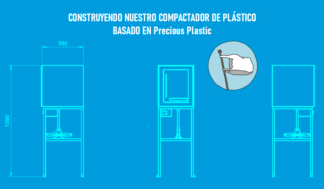 Te decimos como construir una compactadora de plástico