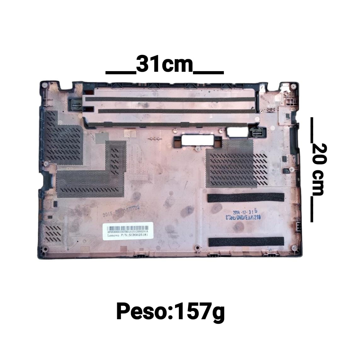 Carcasa Base Inferior de Laptop  Lenovo X240 (Producto usado)