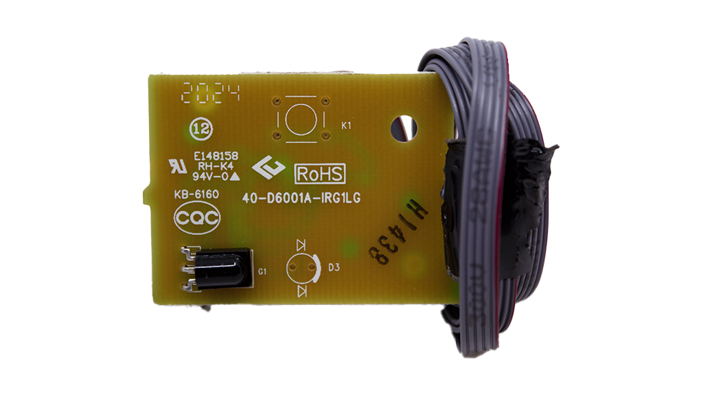 kit de flexor, cable de corriente, boton de encendio y modulo de wifi TLC 55A527