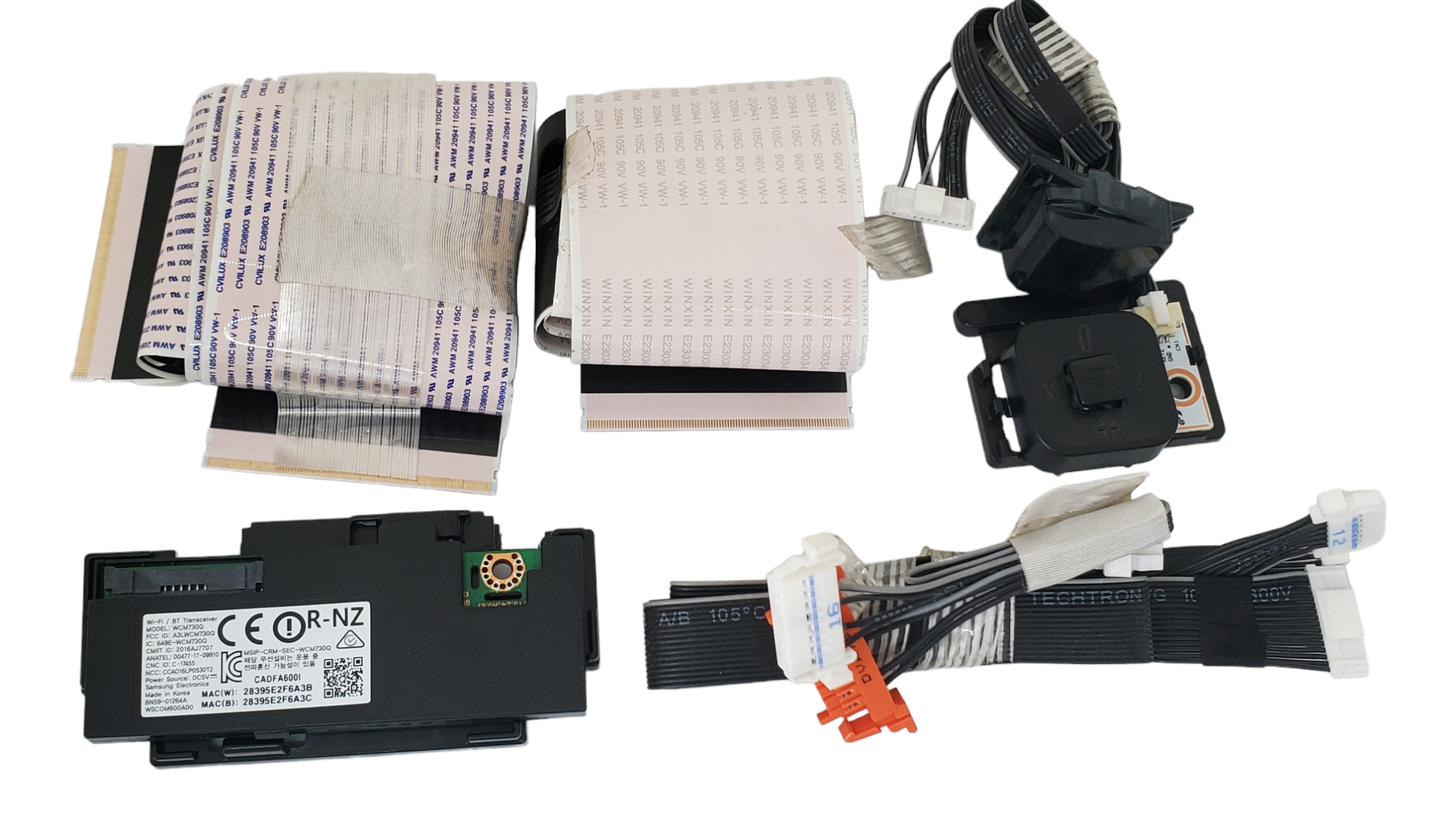 kit flexor,cables de alimentacion, modulo wifi, modulo de encendido, sensor infrarrojo UN55MU6100F