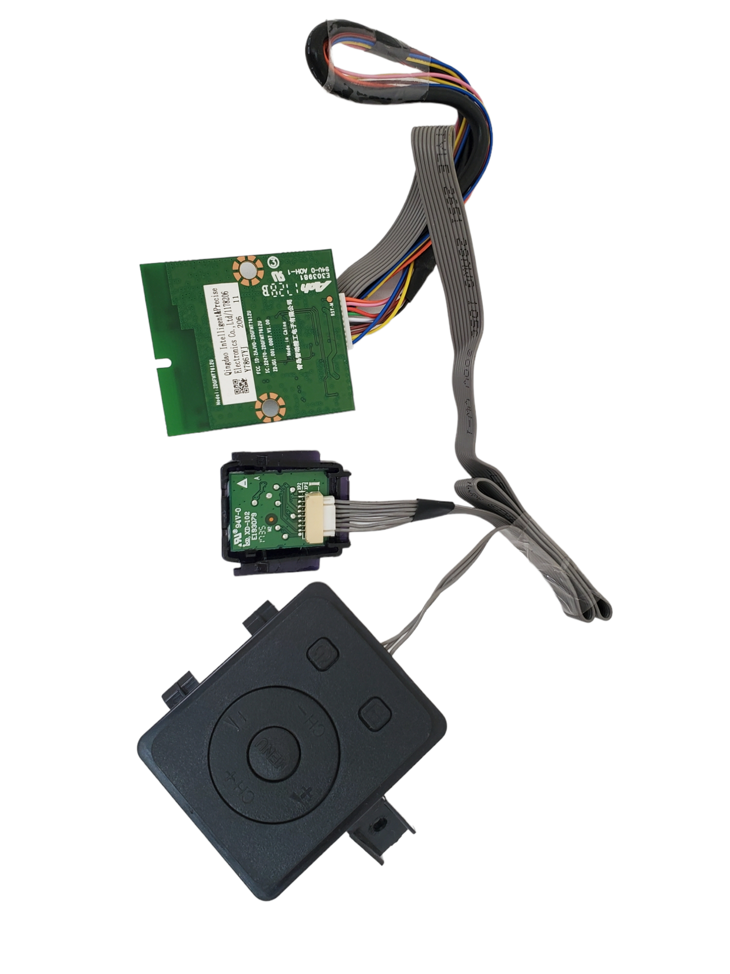 kit flexores, cable de alimentación, modulo de encendido/wifi y sensor infrarrojo Sharp LC65P6000D