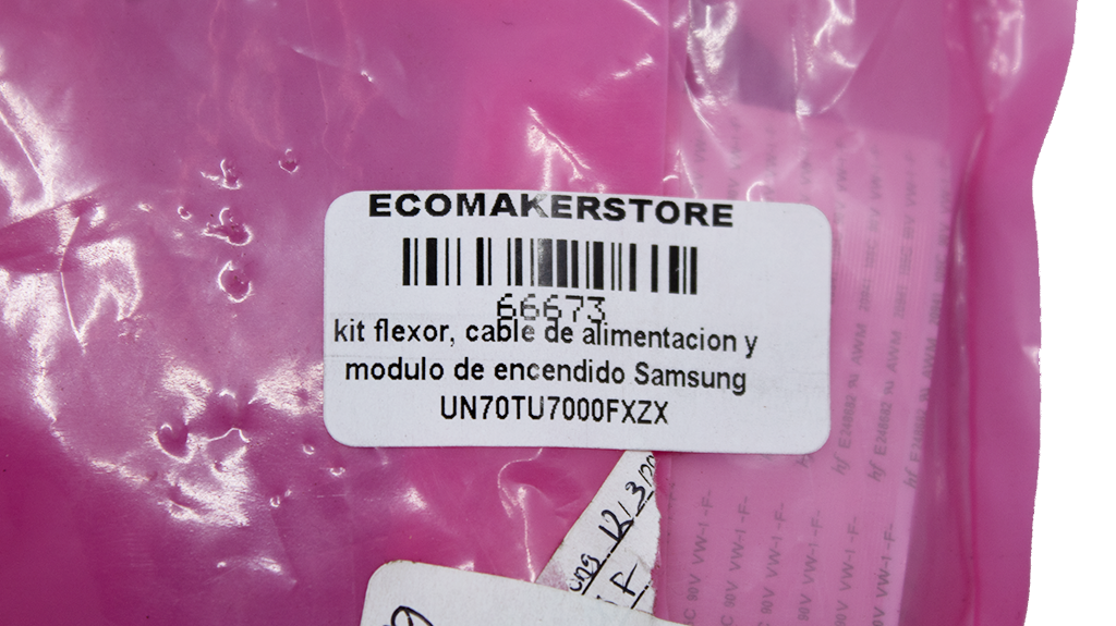 kit flexor, cable de alimentación y modulo de encendido Samsung UN70TU7000FXZX